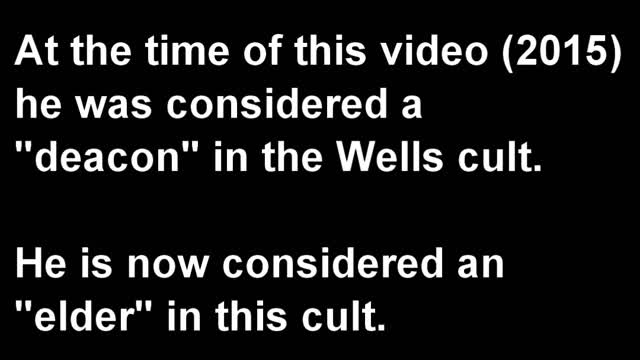 Church of Wells cult Richard Trudeau harassing our family from a rooftop