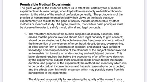 The Nuremberg Code - see how forcibly mandating experimental vaccine is a crime punishable by death.
