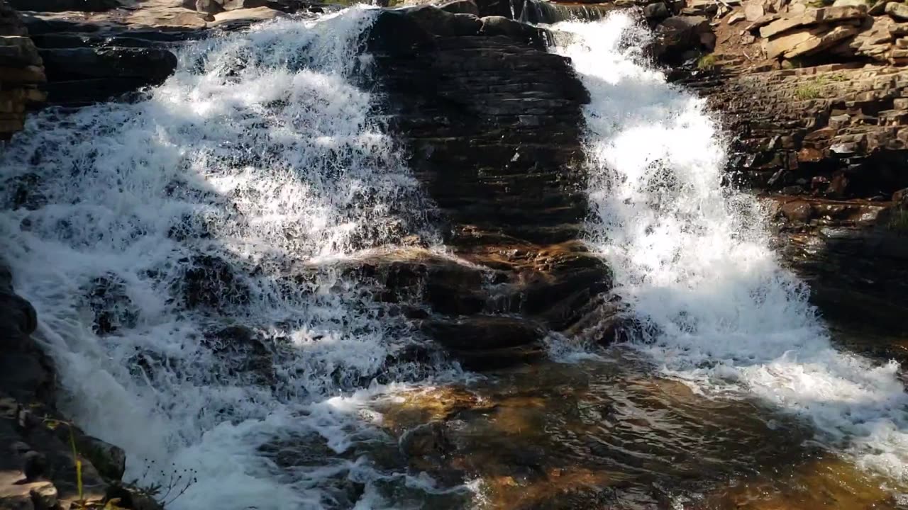 "Cascading Dreams: Journey into the Veil of Falling Waters"