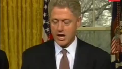 Bill Clinton speaks on cloning