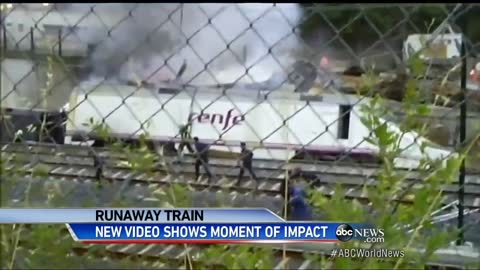 Caught on Tape: Deadly Train Crash in Spain