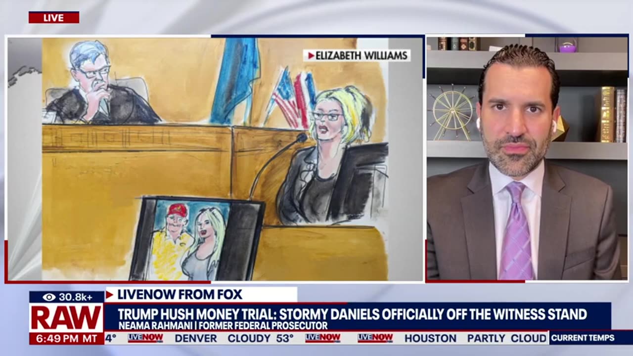 Trump trial_ Stormy Daniels takes stand, judge denies Trump attorney requests _ LiveNOW from FOX