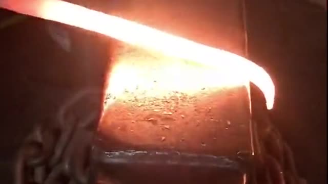 Forging a “blacksmith knife”
