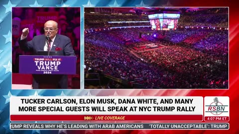 Mayor Rudy Guiliani Delivers Remarks at Madison Square Garden