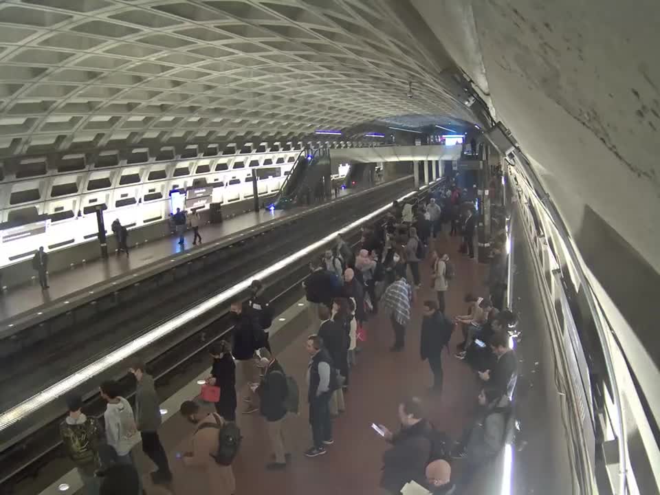 Rail operator at Metro Center bypasses station when realizing a shooting is happening