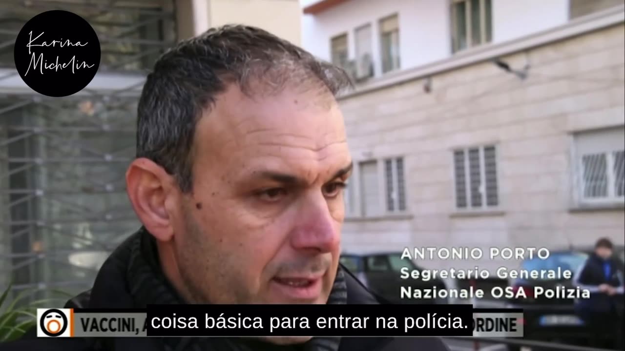 Policiais italianos estão morrendo? Porque?