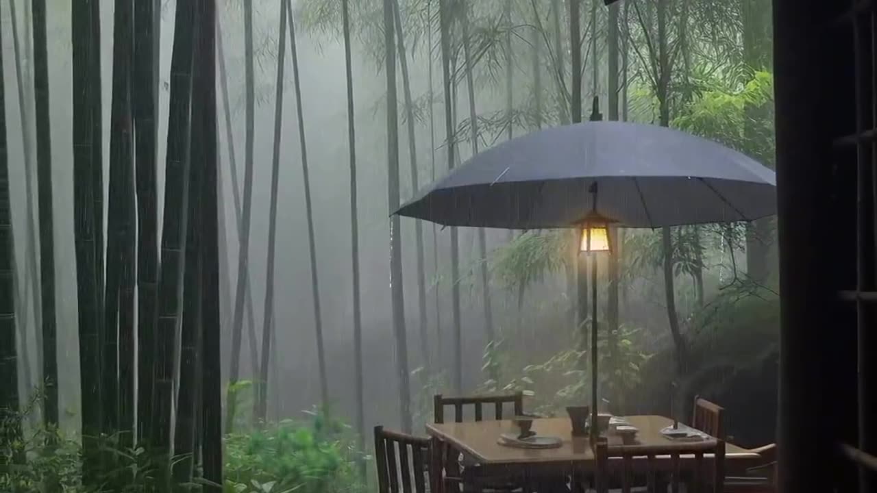 Relaxing music along with beautiful nature