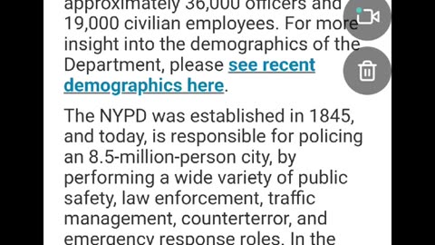 Opinion: The NYPD (New York City law enforcement) has a lot of people working for them.