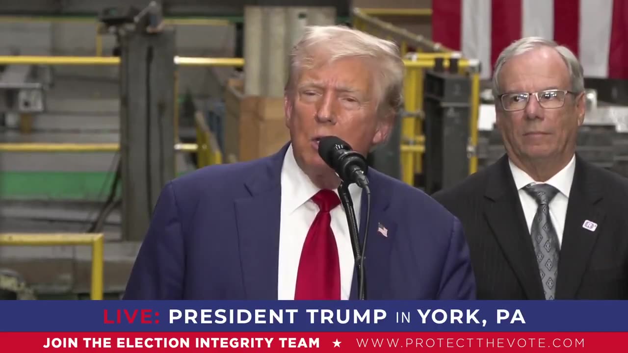 PRESIDENT TRUMP: "I am announcing today that when I return to the White