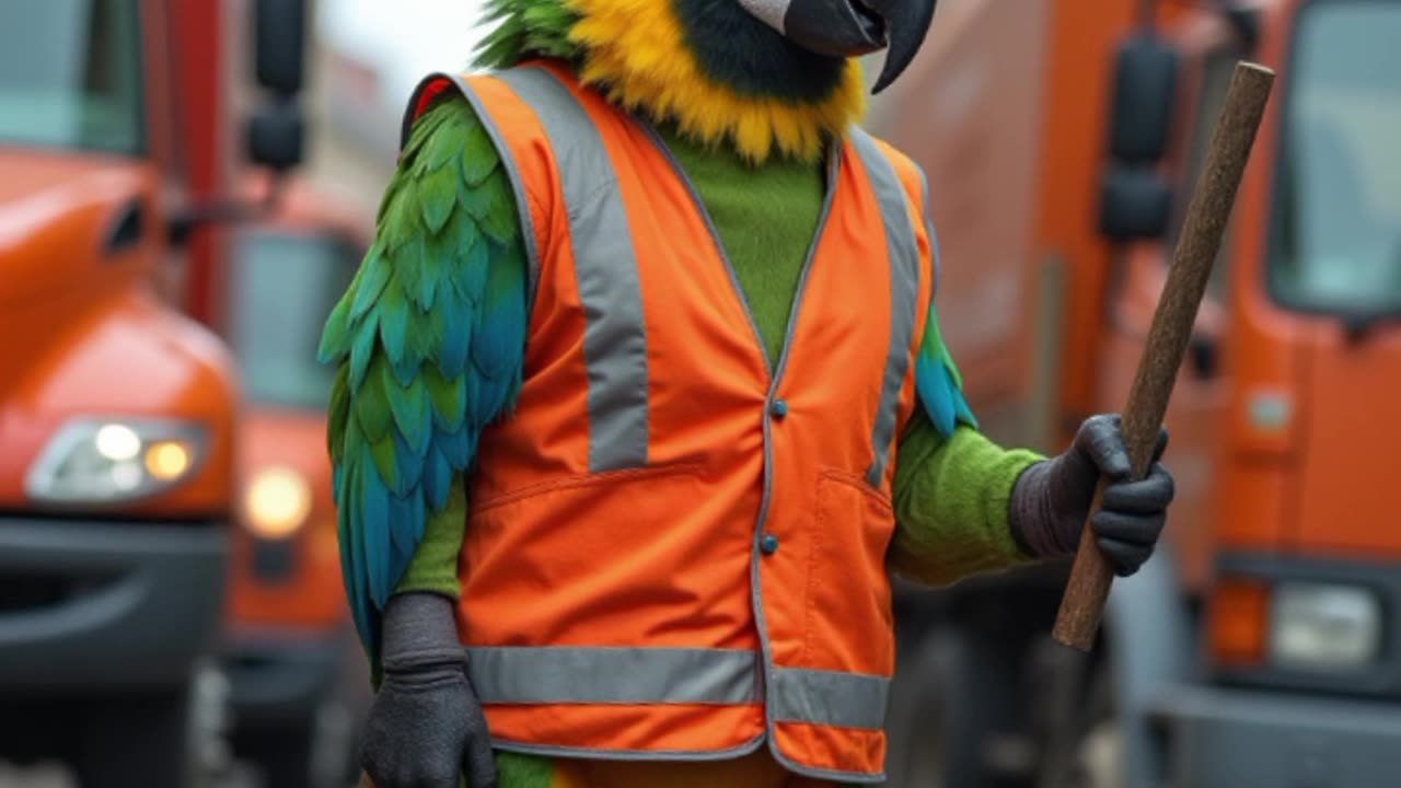 Parrot street sweeper