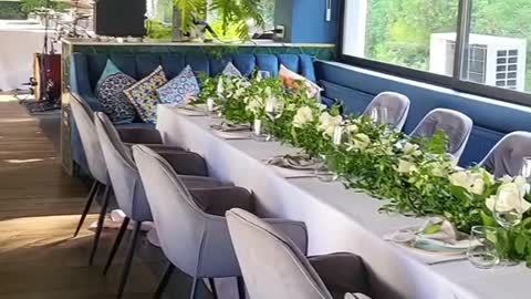 Greenery & white roses garland 🌿