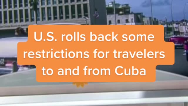 BUPU.S. rolls back some restrictions for travelers to and from Cuba