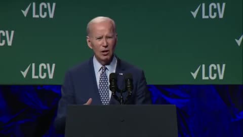 Biden goes off script