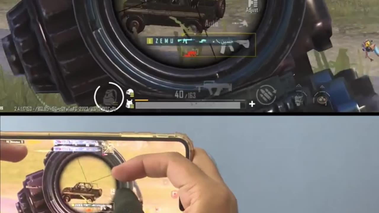Clutch with M416 with 6x # pubg mobile