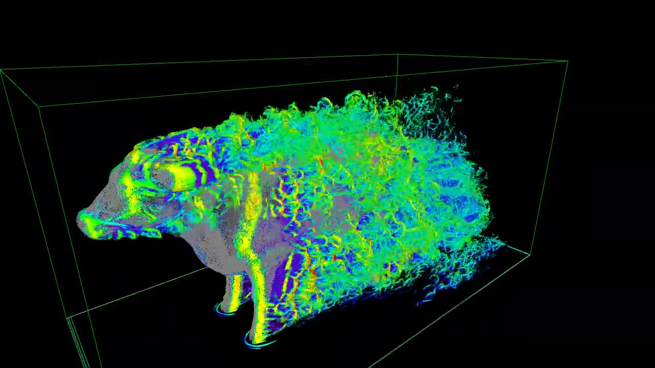 Aerodynamics of a cow