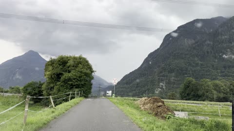 Austria Road trip (Driving in Rain Soothing Sounds from The Road Sleep)