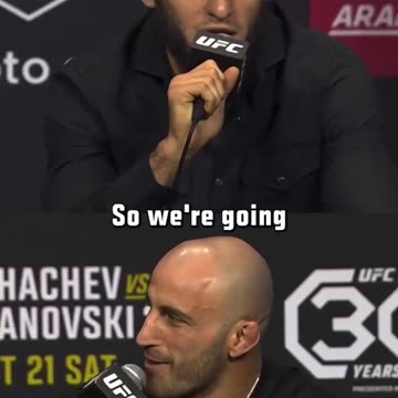 No love lost in the rematch 😤 Islam and Volkanovski are ready to run it back at #UFC294!