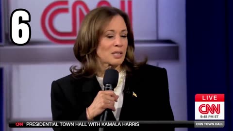 Top Moments From Kamala's Embarrassing CNN Townhall Go Viral