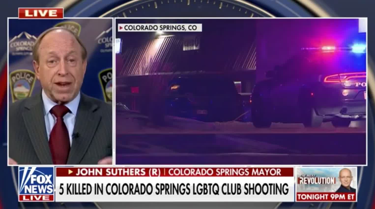 Colorado Springs Mayor John Suthers comments on the nightclub shooting