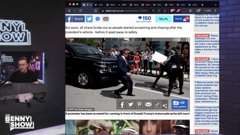 Trump Protester In Prison Outfit Screaming 'Lock Him Up' ARRESTED For Attacking Trump 😂