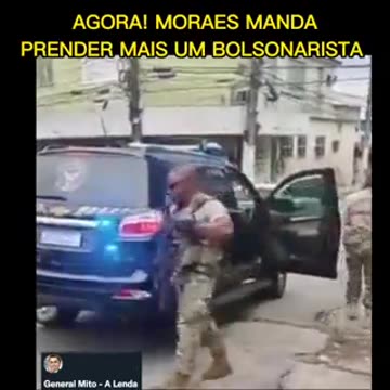 Today, Átila Mello's wife filmed him being taken away by the STF's private police