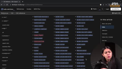 Basic CSS format