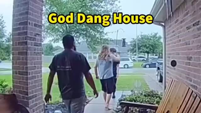 Bully Chases Kid Back To The Kids Friends House