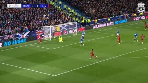 HIGHLIGHTS_ Rangers 1-7 Liverpool _ Salah hat-trick as Reds comeback to hit SEVEN!