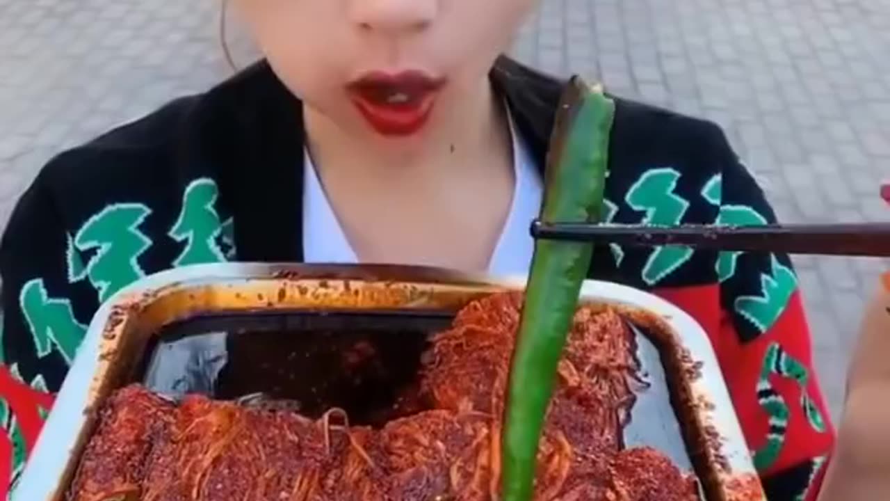 Chinese Eating Spicy Food Challenge (1)😂😂