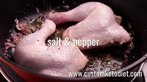 Keto Chicken Florentine Recipe - Healthy, Low Carb Dinner/Easy Dinner Recipe/ Quick and Easy #keto