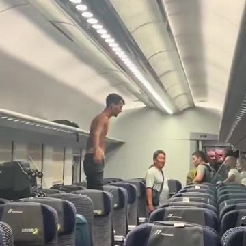 The fake North African asylum seeker in Italy wants to travel without a ticket and