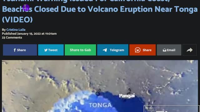 Tsunami Warning Issued For God Forsaken West Coast