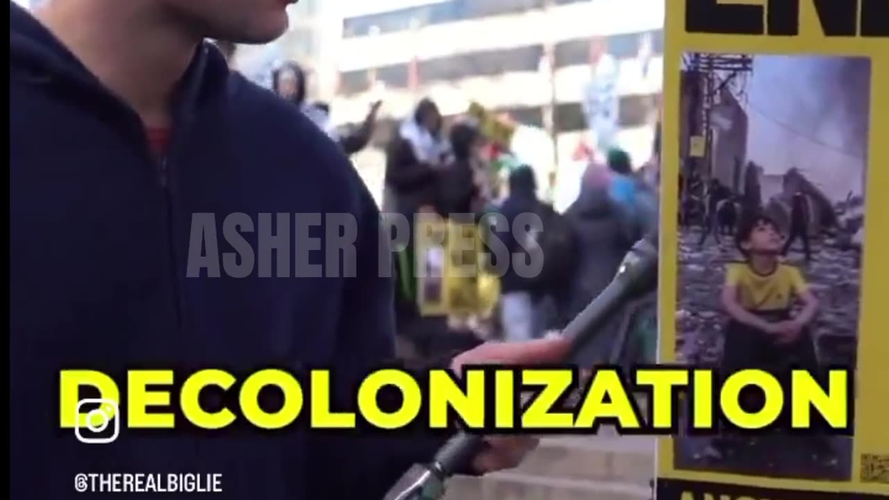 March for Gaza supporter says the real conversation is ending capitalism, America and the West