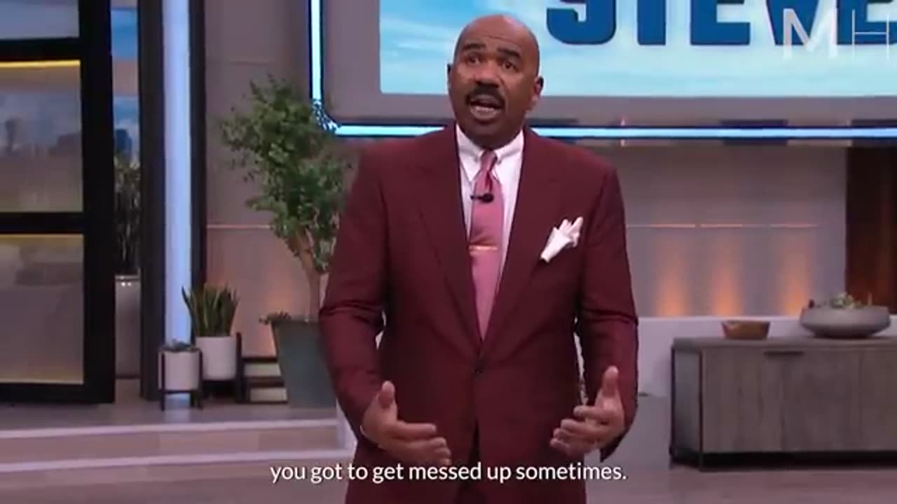 Steve harvey leaves the audiunce speechless