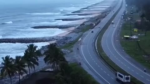 Amazing Road Side Sea View ( Travel Lovers )