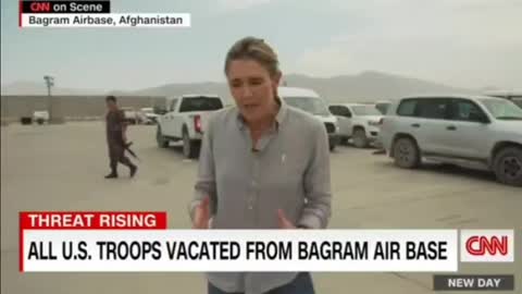 CNN reported Bagram Air Base on July 2nd & Taliban Seizing Cities on the way to Kabul Afghanistan