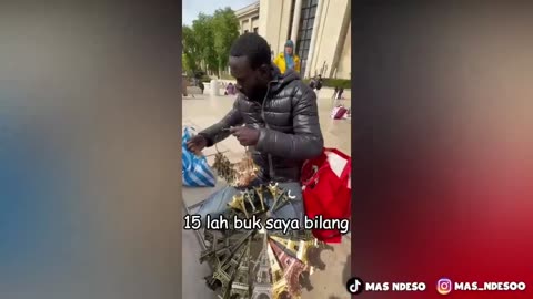 Bule Afrika bisa bahasa Indonesia