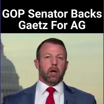 GOP Senator Backs Gaetz For AG