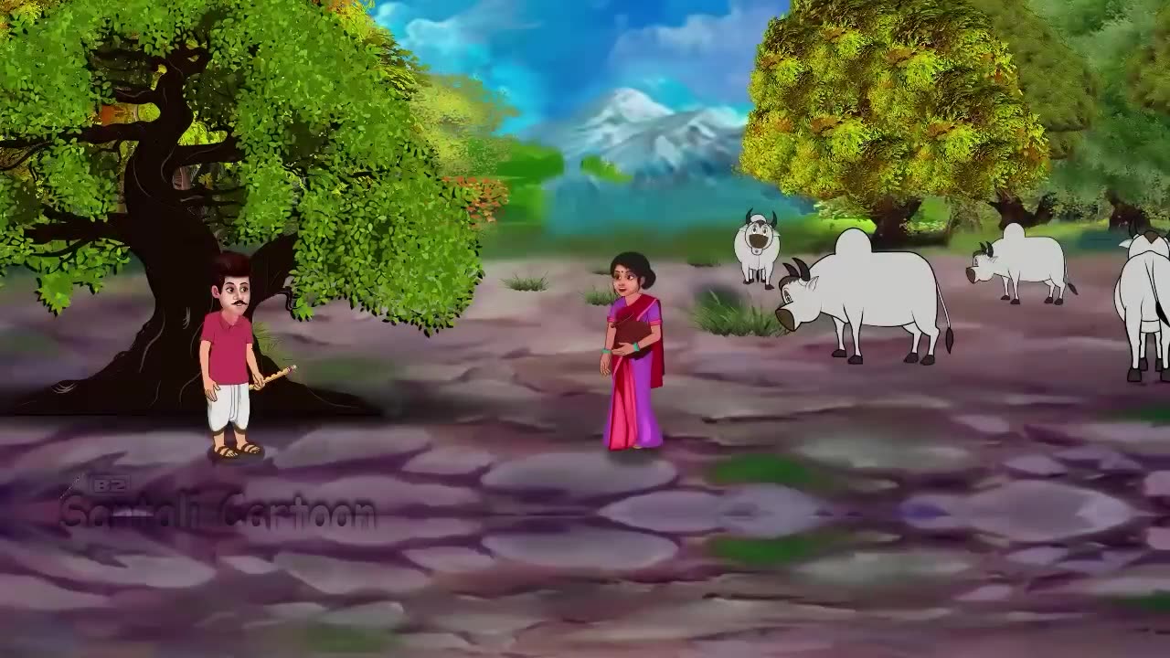 New Santali Cartoon 2023 _ kishor kora mente guti kora re jaliena _ Santhali cartoon _ B2 Santali Ca