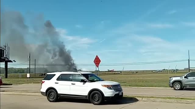 Aftermath of Crash at Dallas Airshow