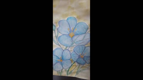 PAINTING FLOWERS! Tutorial for beginners.