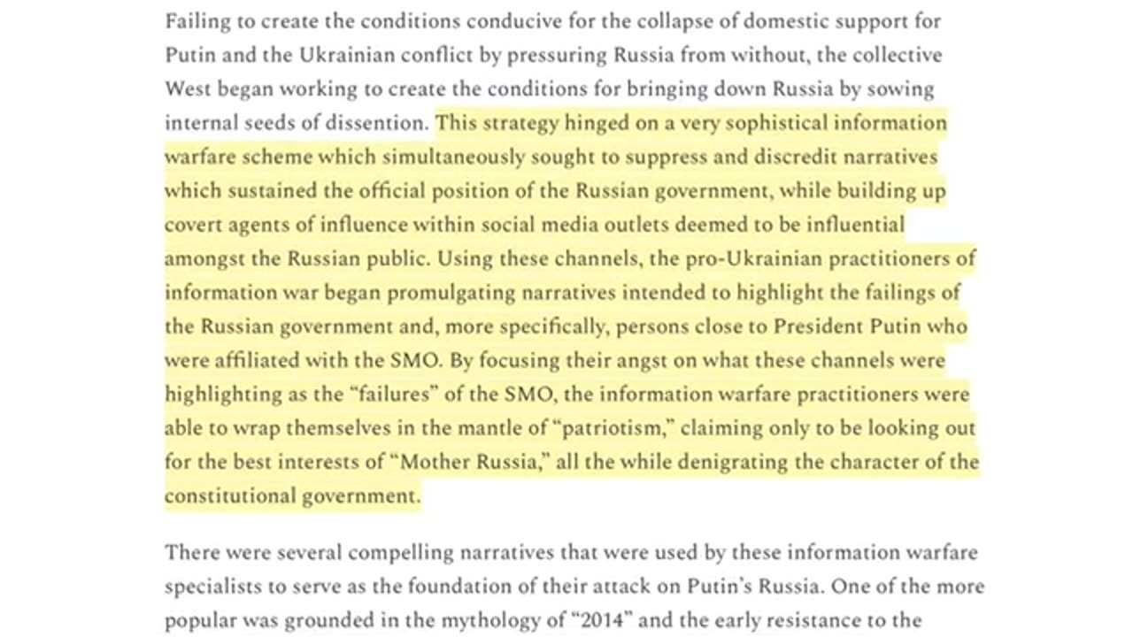 Western backed overthrow in Russia