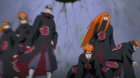 Jiraya Modo Sennin vs 6 caminhos de pain