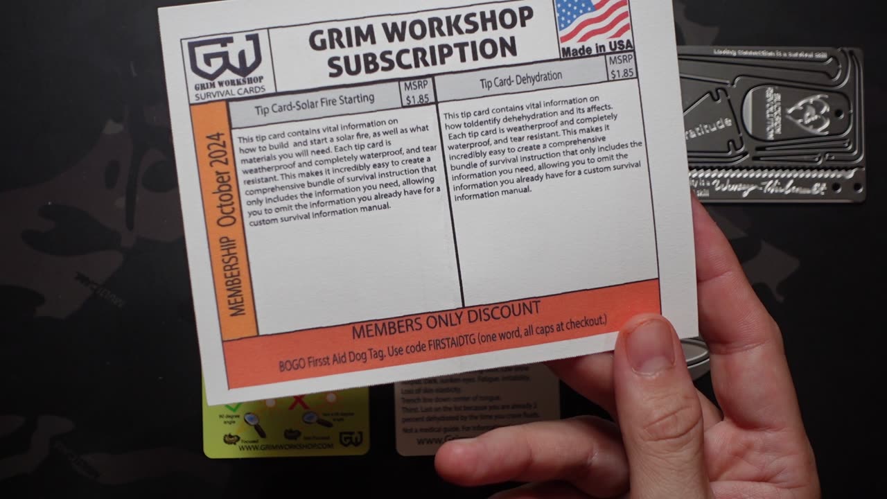 October 2024: Grim Workshop Subscription Unboxing