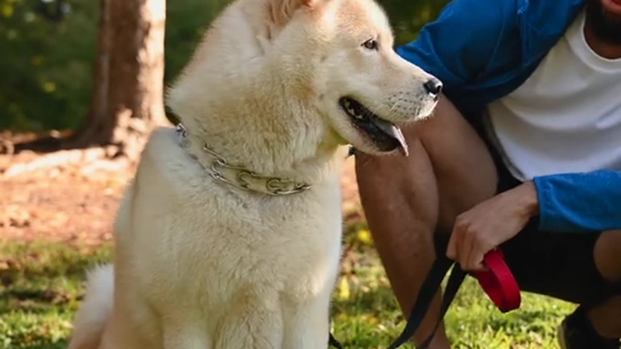 Nice job to take care of pet dog video