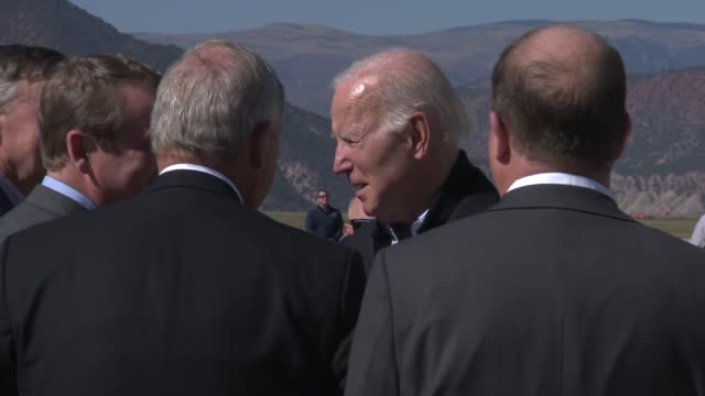 President Biden lands in Vail, Colorado