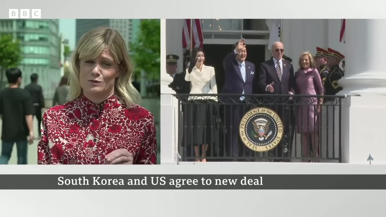 US and South Korea agree key nuclear weapons deal - BBC News