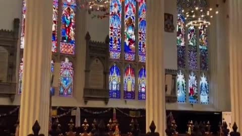 The 140,000 Paper cranes at St John's Church in Edinburgh are known abr