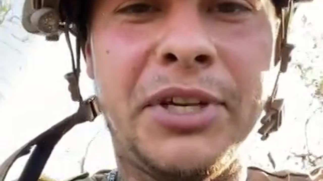 A Ukrainian fighter
