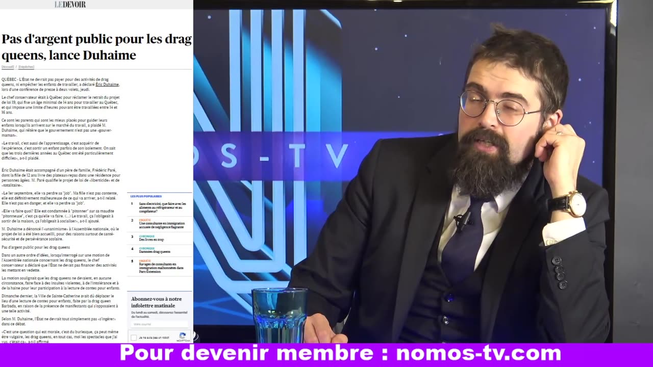 Assemblée nationale du Québec se porte à la défense des travelos